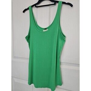 Women's Cupio Bright Green Tank Top Medium